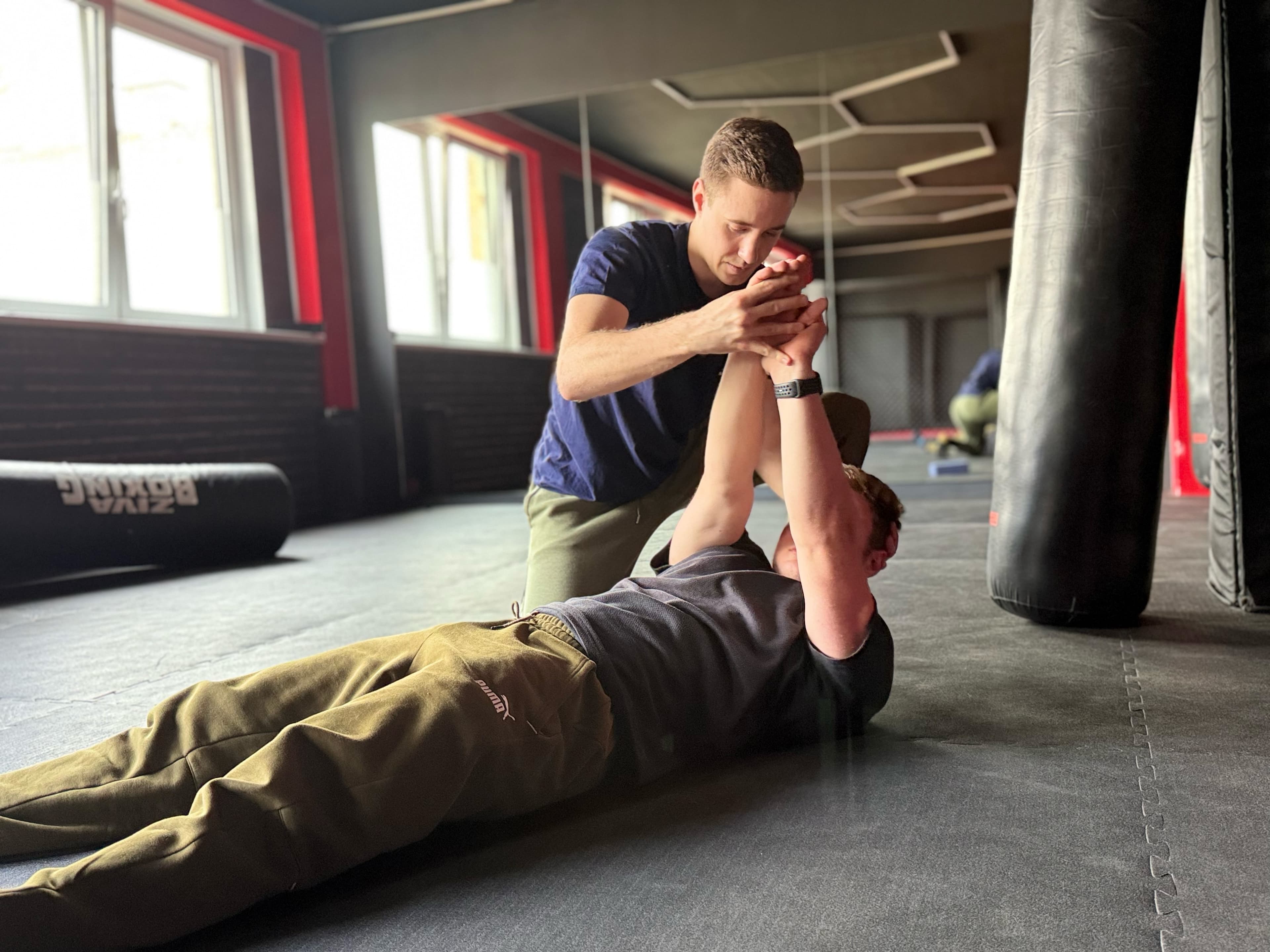 Foto z tréninku s klientem